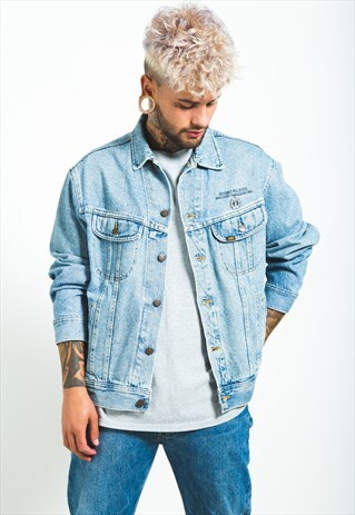 VINTAGE 80S ORIGINAL LEE BASIC DENIM JACKET / S6742