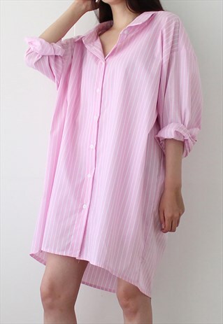 STRIPE SHIRTS DRESS