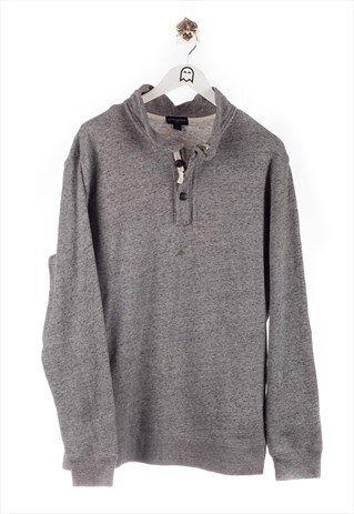 VINTAGE BANANA REPUBLIC PULLOVER WINTER LOOK GRAY WITH QUA