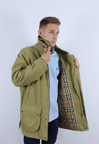 RARE VINTAGE BURBERRYS MEN'S BORDER JACKET