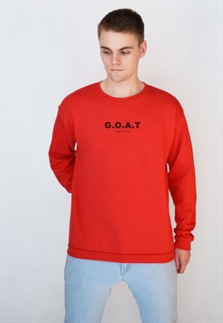 RED GOAT SWEATSHIRT