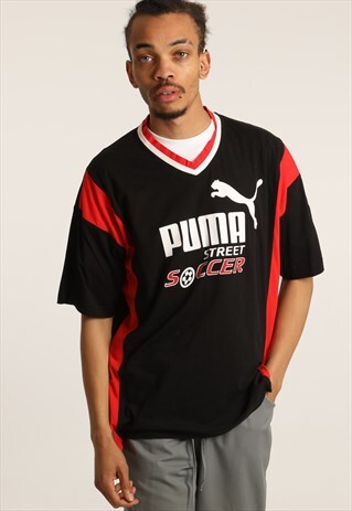 VINTAGE PUMA PRINTED SPELLOUT T-SHIRT