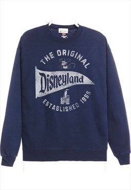 Vintage 90's Disney Sweatshirt Disneyland Mickey Mouse Navy 