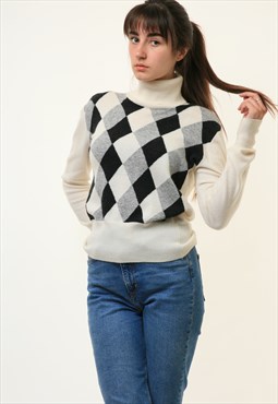  Turtleneck Oldschool Knitwear Sweater Pullover 4109