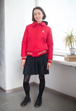 VINTAGE PUFF JACKET IN RED