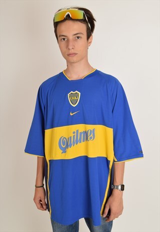 NIKE JERSEY / FOOTBALL SHIRT BOCA JUNIORS MADE IN PORTUGAL