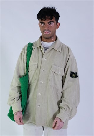 STONE ISLAND 90S JUMBO CORDUROY SHIRT
