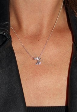 K Initial Necklace