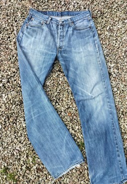 Vintage 90's Straight Leg Lightly Distressed 501 Levi Jeans