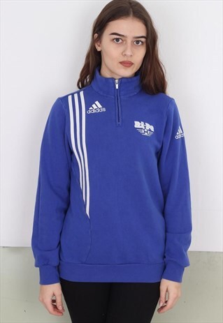 VINTAGE 1/4 SWEATSHIRT ADIDAS JACKET /CVBJA0227