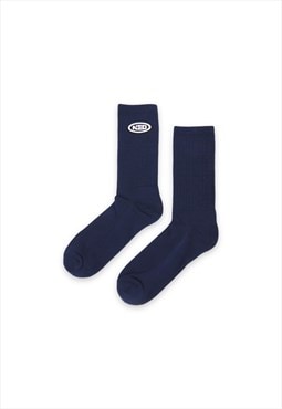 Blue-cosmo socks