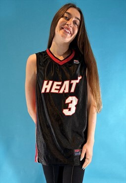 Vintage Y2K Miami Heat Basketball Jersey Vest Top