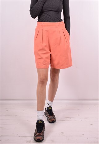 RALPH LAUREN WOMENS VINTAGE SHORTS W29 ORANGE 90'S