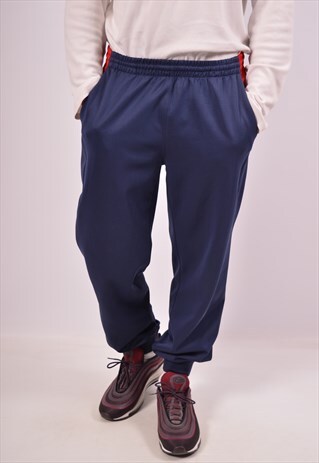 VINTAGE KAPPA TRACKSUIT TROUSERS NAVY BLUE