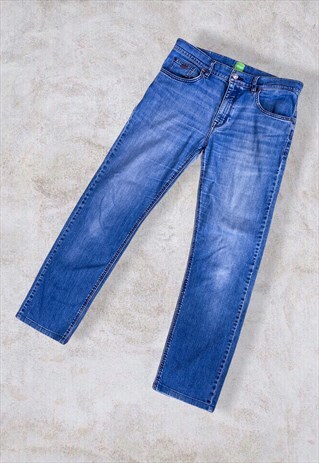 VINTAGE HUGO BOSS DENIM JEANS BLUE W32 L30