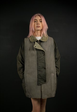 TWO-TONE RIDING JACKET