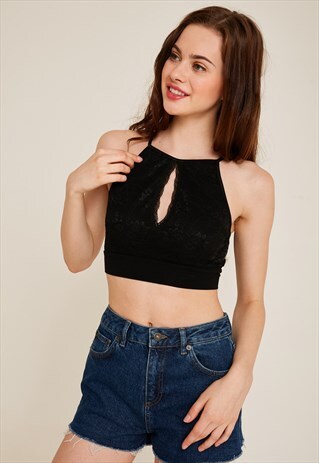 LACE SLEEVELESS TOP