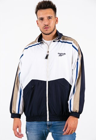 VINTAGE 80S REEBOK SHELL JACKET / S4155