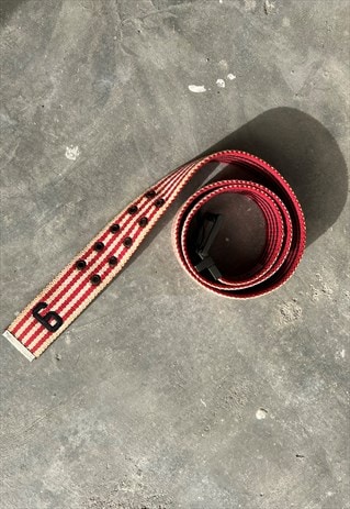 VINTAGE 00S GRUNGE STRIPED BELT