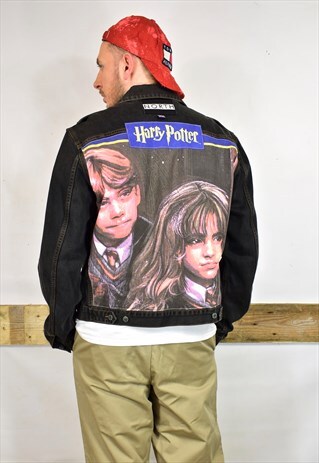 NORTH CUSTOM REWORKED HARRY POTTER FESTIVAL DENIM JACKET