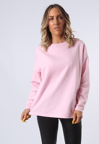 SWEATSHIRT JUMPER OVERSIZED PLAIN UK 14 (ODB)