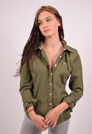 VINTAGE POLO RALPH LAUREN POLO SHIRT KHAKI