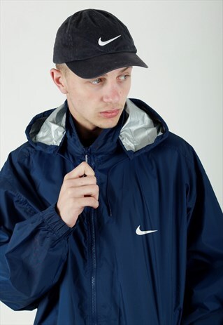 VINTAGE 90S NIKE SWOOSH LOGO WINDBREAKER
