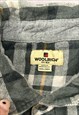 WOOLRICH SHIRT LONG SLEEVE CHECKED PATTERNED BUTTON UP SHIRT