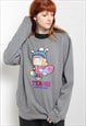 VINTAGE 90'S ANIME GRAPHIC SWEATSHIRT GREY