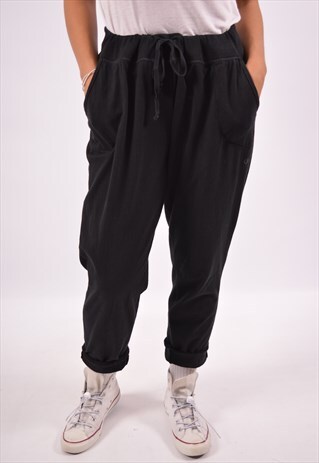 VINTAGE CHAMPION TRACKSUIT TROUSERS BLACK