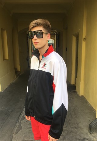 VINTAGE 90' UNISEX ZIPPED SPORT FESTIVAL JACKET