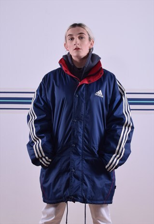 NAVY ADIDAS COAT