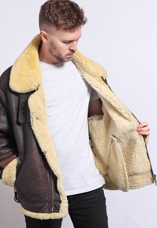 VINTAGE LEATHER AVIATOR JACKET