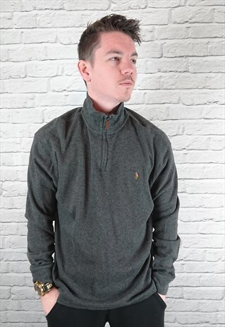 VINTAGE RALPH LAUREN QUARTER ZIP SWEATSHIRT SWEATER