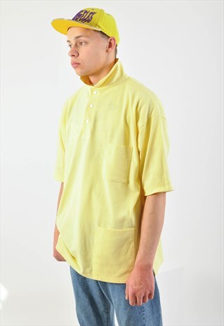 VINTAGE POLO SHIRT IN YELLOW