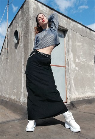 GAS 90'S RIBBED SKIRT
