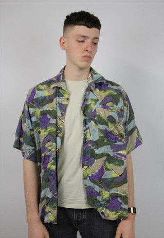 VINTAGE 90'S PATTERNED SHIRT