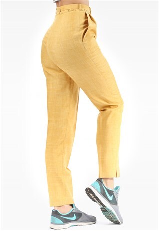HIGH WAIST MOM TROUSERS TAPERED