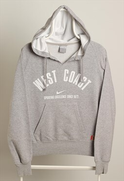 Vintage Nike West Coast Logo Hoodie Grey