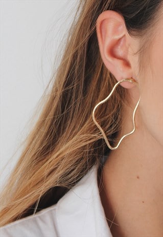 BORBOLETA MONARCA GOLD EARRING