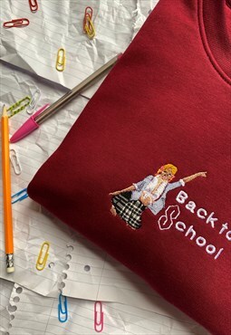 Britney Spears Back to School Embroidered Tshirt