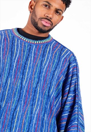 VINTAGE PATTERNED KNITWEAR JUMPER K608
