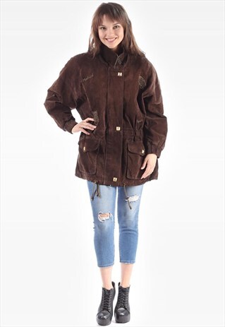 VINTAGE SUEDE ANORAK JACKET