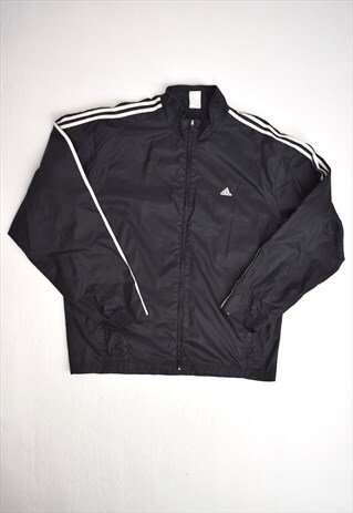 VINTAGE 90S ADIDAS BLACK TRACK JACKET