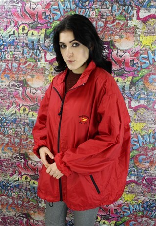VINTAGE 90S SHELL JACKET / WINDBREAKER. UNISEX SPORTSWEAR.