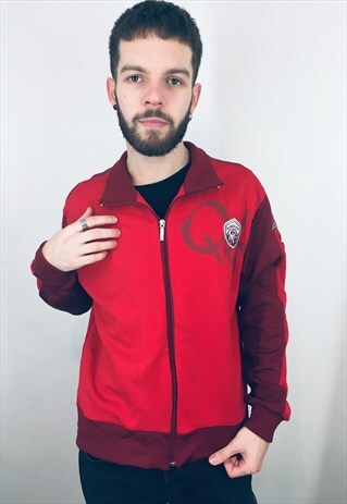 QUICKSILVER VINTAGE ZIP UP SPORTS TRACK JACKET