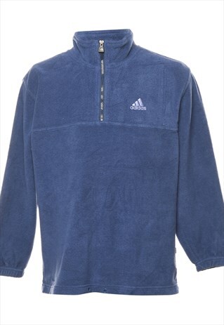 VINTAGE NAVY CLASSIC ADIDAS FLEECE - S