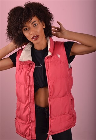 RED US POLO ASSN PADDED GILET GRH1960