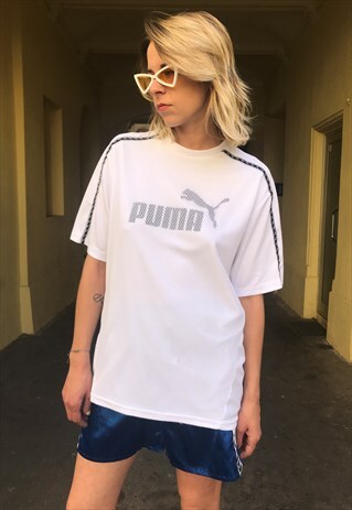 VINTAGE 90' OLDSCHOOL COOL PUMA MESH UNISEX T-SHIRT