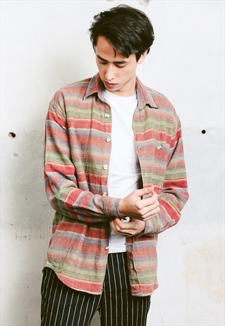 VINTAGE AZTEC PRINT SHIRT